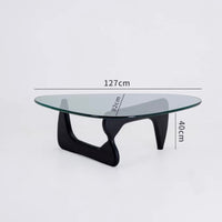 Rylight Triangular Glass Coffee Table