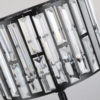 مصباح طاولة كريستالي من رايلايت باللون الأسود 