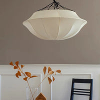 Rylight Franse stijl crèmewitte zijden paraplu kroonluchter 