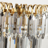 مصباح طاولة كريستالي شفاف رمادي دخاني من رايلايت 