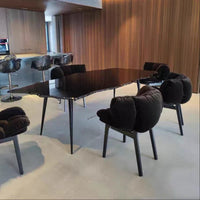 Rylight Italian Light Luxury Velvet Dining Chair