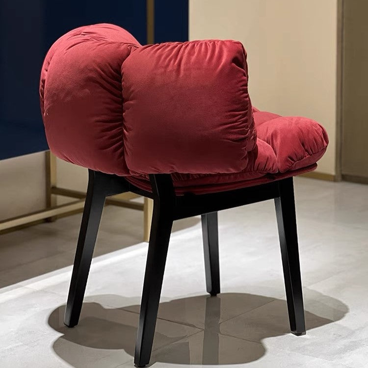 Rylight Italian Light Luxury Velvet Dining Chair