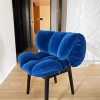 Rylight Italian Light Luxury Velvet Dining Chair