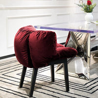 Rylight Italian Light Luxury Velvet Dining Chair