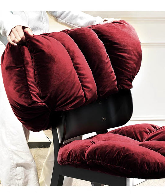 Rylight Italian Light Luxury Velvet Dining Chair