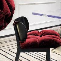 Rylight Italian Light Luxury Velvet Dining Chair