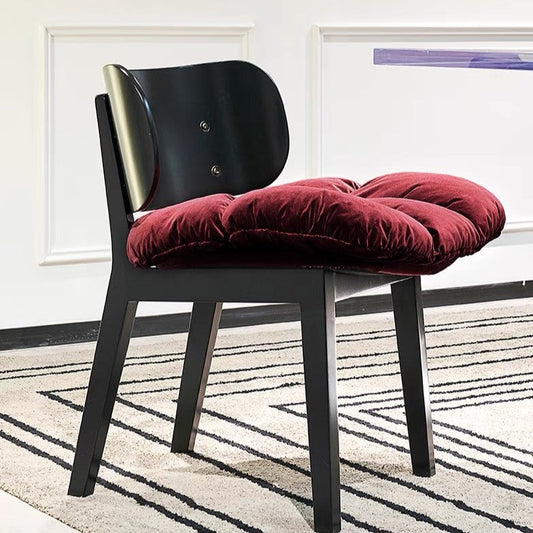 Rylight Italian Light Luxury Velvet Dining Chair