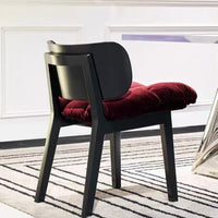 Rylight Italian Light Luxury Velvet Dining Chair