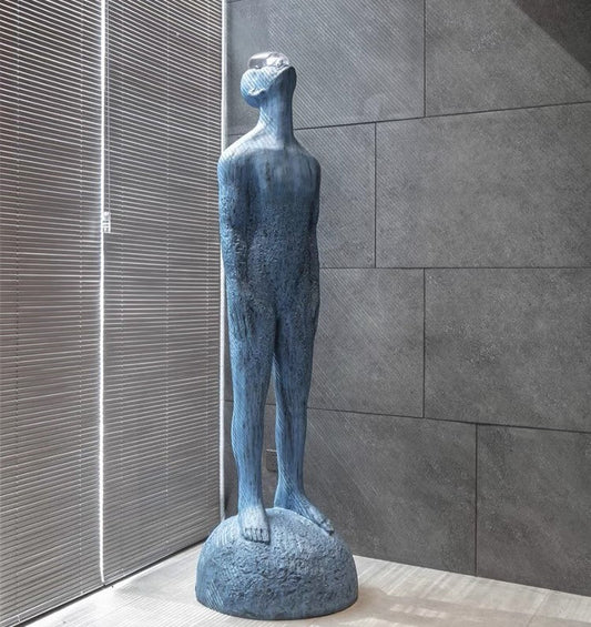 Rylight Blue Man Kunstsculptuur 