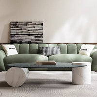 طاولة قهوة حديثة من الزجاج المندمج من رايلايت