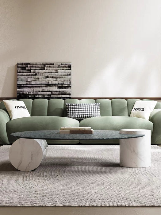 Rylight Modern Fused Glass Coffee Table