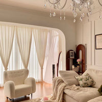 Rylight Fleece White Sofa Chair