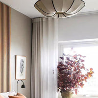 Modern UFO White Lampshade Chandelier