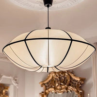 Modern UFO White Lampshade Chandelier