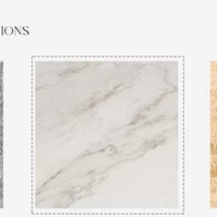 طاولة قهوة رخامية عائمة بتصميم إبداعي حديث