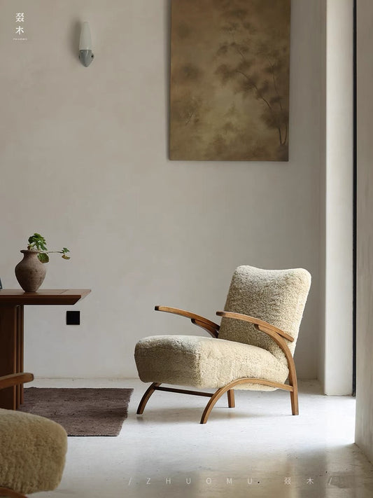 French Style Cozy Lounge Armchair