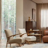 French Style Cozy Lounge Armchair