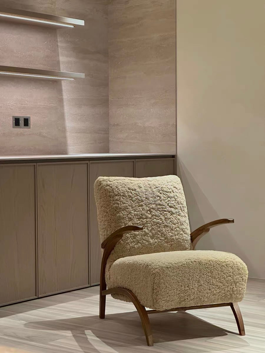 French Style Cozy Lounge Armchair