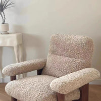 Antique French Plush Lounge Chair