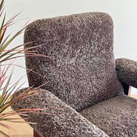 Antique French Plush Lounge Chair