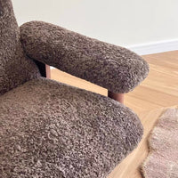 Antique French Plush Lounge Chair