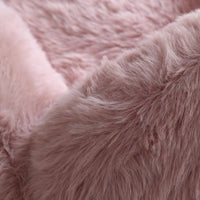 Modern Pink Plush Sofa Chair