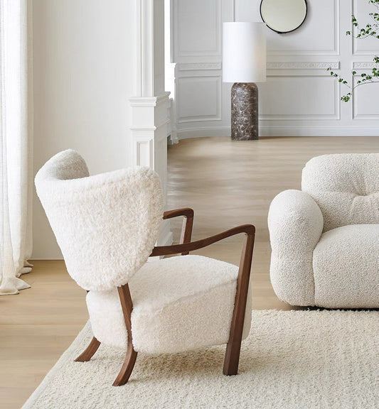 French Vintage Style/Cream Style Single Sofa Chair