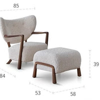 French Vintage Style/Cream Style Single Sofa Chair