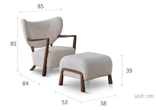 French Vintage Style/Cream Style Single Sofa Chair