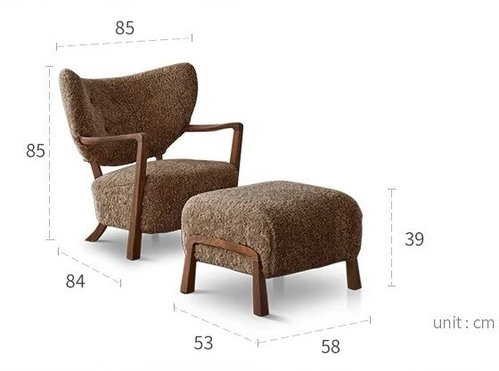 French Vintage Style/Cream Style Single Sofa Chair