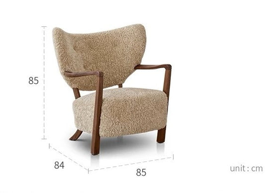 French Vintage Style/Cream Style Single Sofa Chair