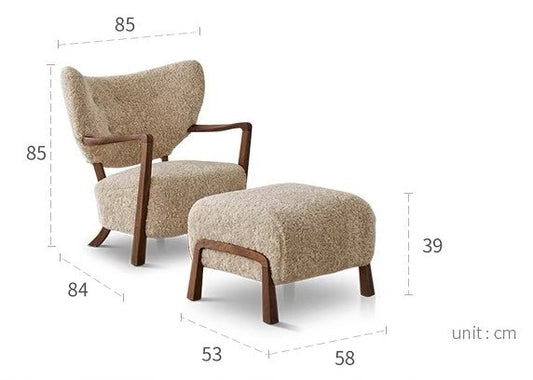 French Vintage Style/Cream Style Single Sofa Chair