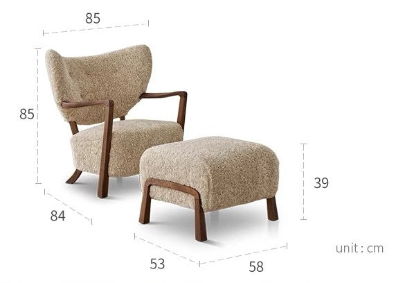 French Vintage Style/Cream Style Single Sofa Chair