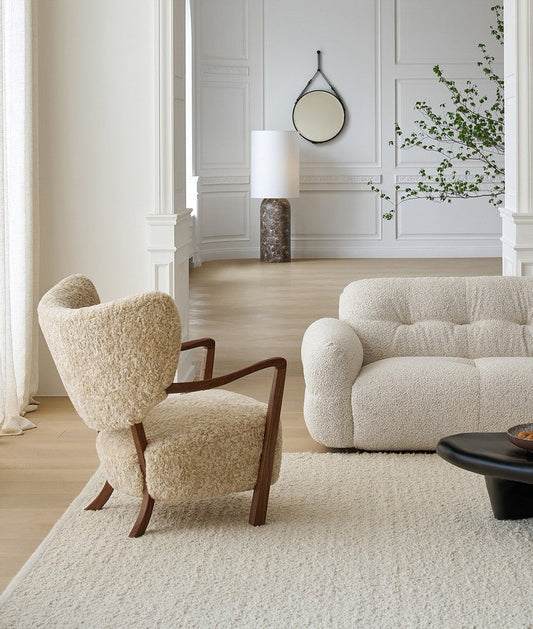 French Vintage Style/Cream Style Single Sofa Chair