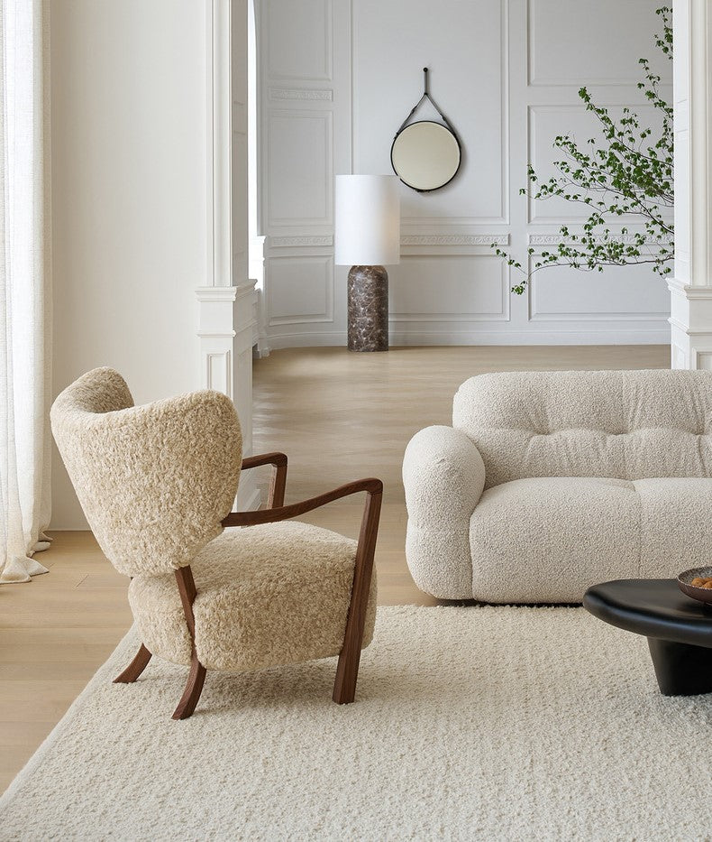 French Vintage Style/Cream Style Single Sofa Chair