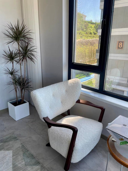 French Vintage Style/Cream Style Single Sofa Chair