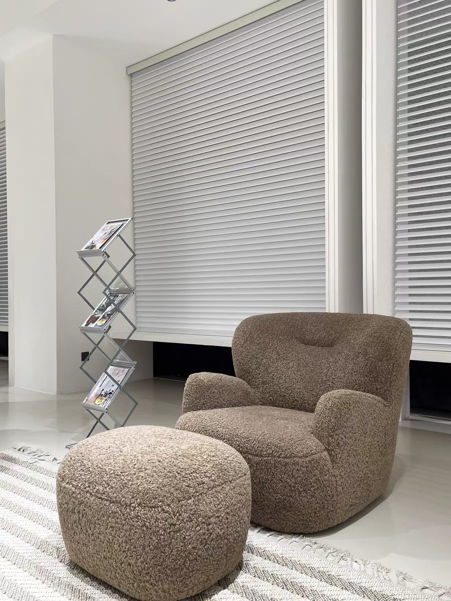 Modern Cream Bear Lounge Chair