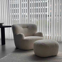 Modern Cream Bear Lounge Chair