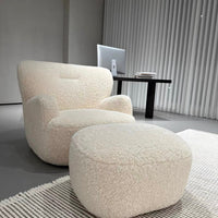 Modern Cream Bear Lounge Chair