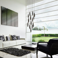 Modern Creative Black/Gold Cluster Glass Pendant Lamp