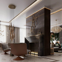 Modern Creative Black/Gold Cluster Glass Pendant Lamp
