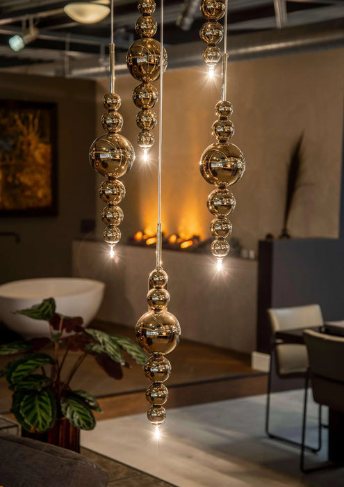 Modern Creative Black/Gold Cluster Glass Pendant Lamp