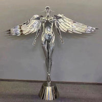 Rylight Art Design Flying Angel-beeld vloerlamp