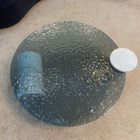 طاولة قهوة حديثة من الزجاج المندمج من رايلايت