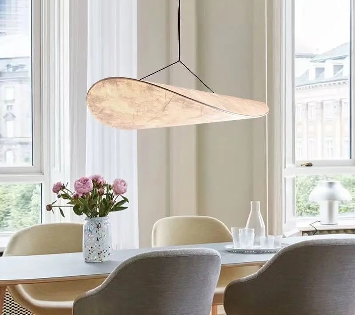 Rylight Minimalism White Lampshade Pendant Light