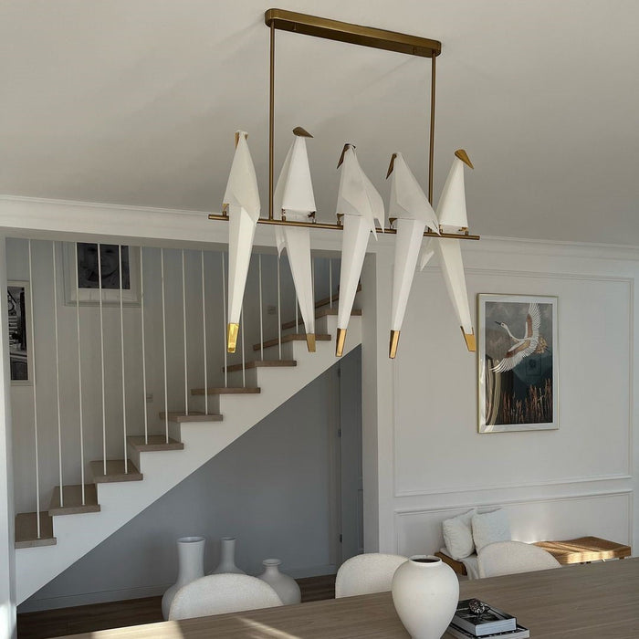 Modern Sitting Birds Pendant Light for Dining/Living Room/Staircase/Foyer