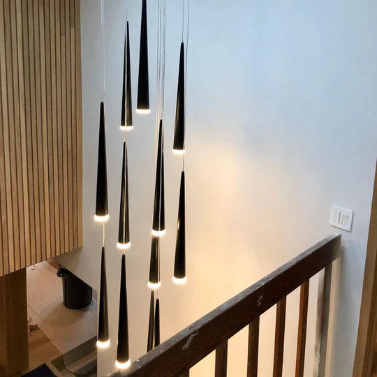 Final Sale · Modern Black Metal Ceiling Pendant for High-ceiling
