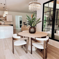 Moderne ronde glazen kroonluchter voor woon-/eetkamer/slaapkamer 