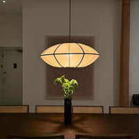 Modern UFO White Lampshade Chandelier