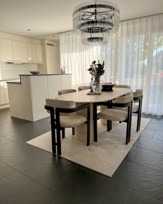 Moderne luxe 2-laags glazen kroonluchter